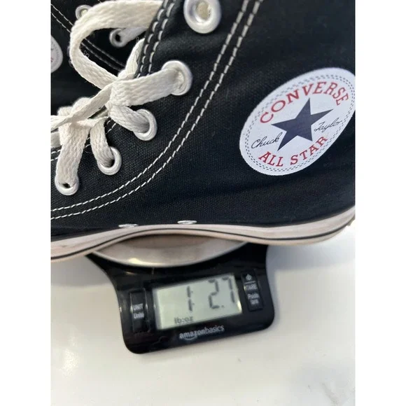 Converse Chuck Taylor All Star Hi High Top Shoes Sneakers Black Womens 7.5 M9160 - Picture 8 of 8